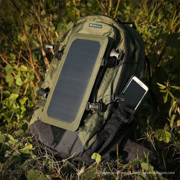 6.5W Outdoor Solar Cell Phone Tablet cobrando grande capacidade Travel Backpack Pacote de caminhadas Pacote de carga do painel solar (SB-168)